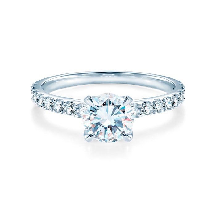 Каблучка для заручин Share Your Love: біле золото, діамант