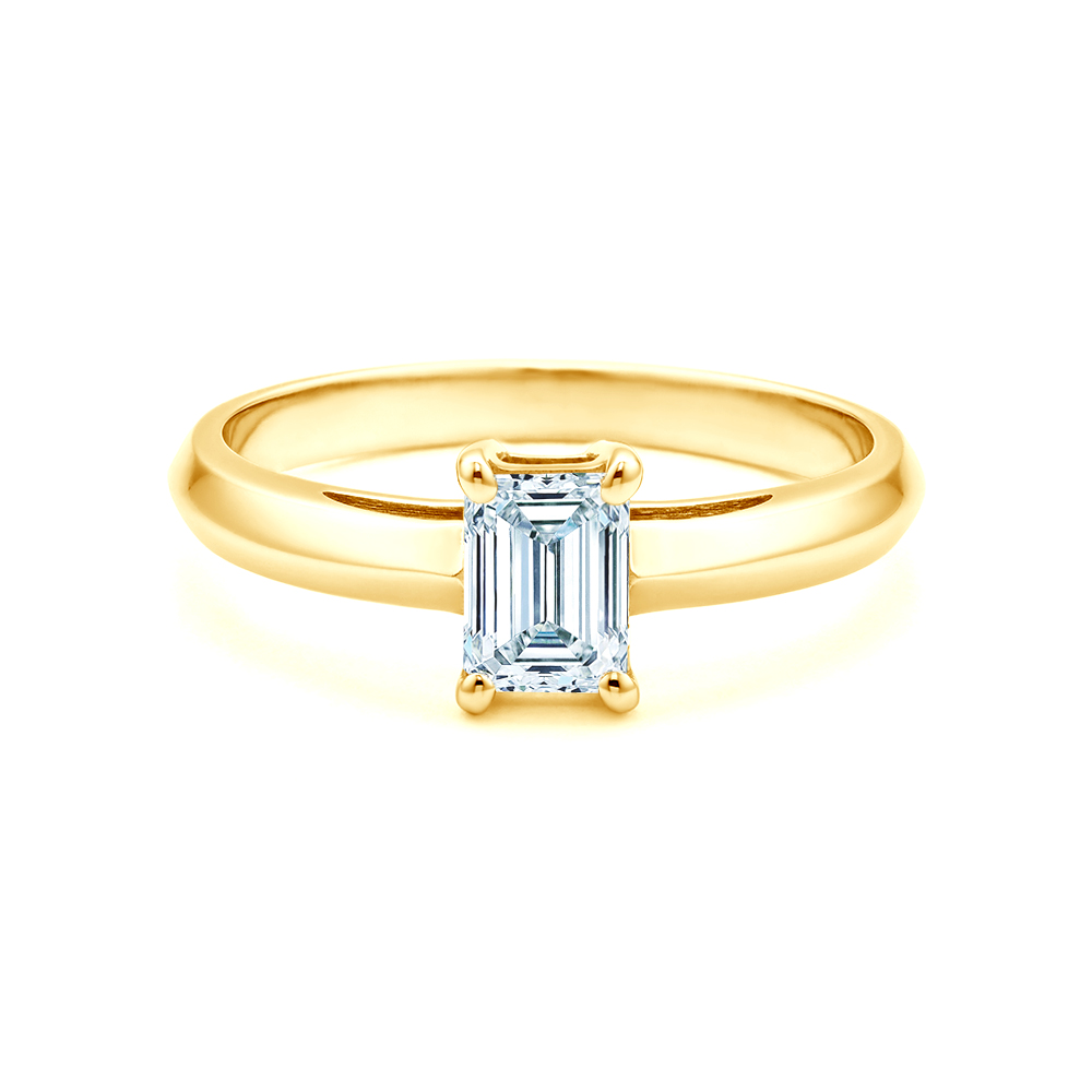 Verlobungsring: Gelbgold, Diamant