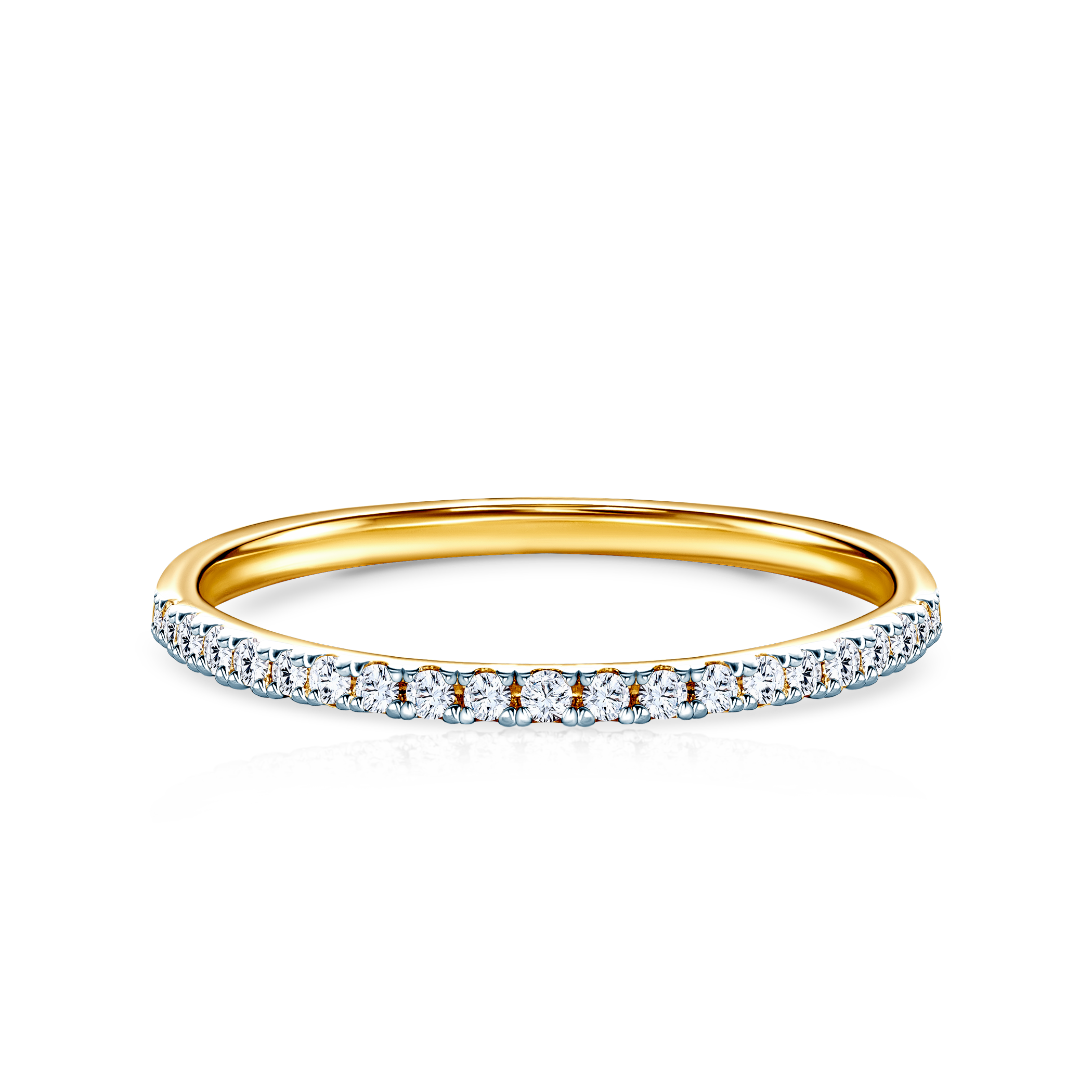 Ring Savicki: Zweifarbiges Gold, Diamanten