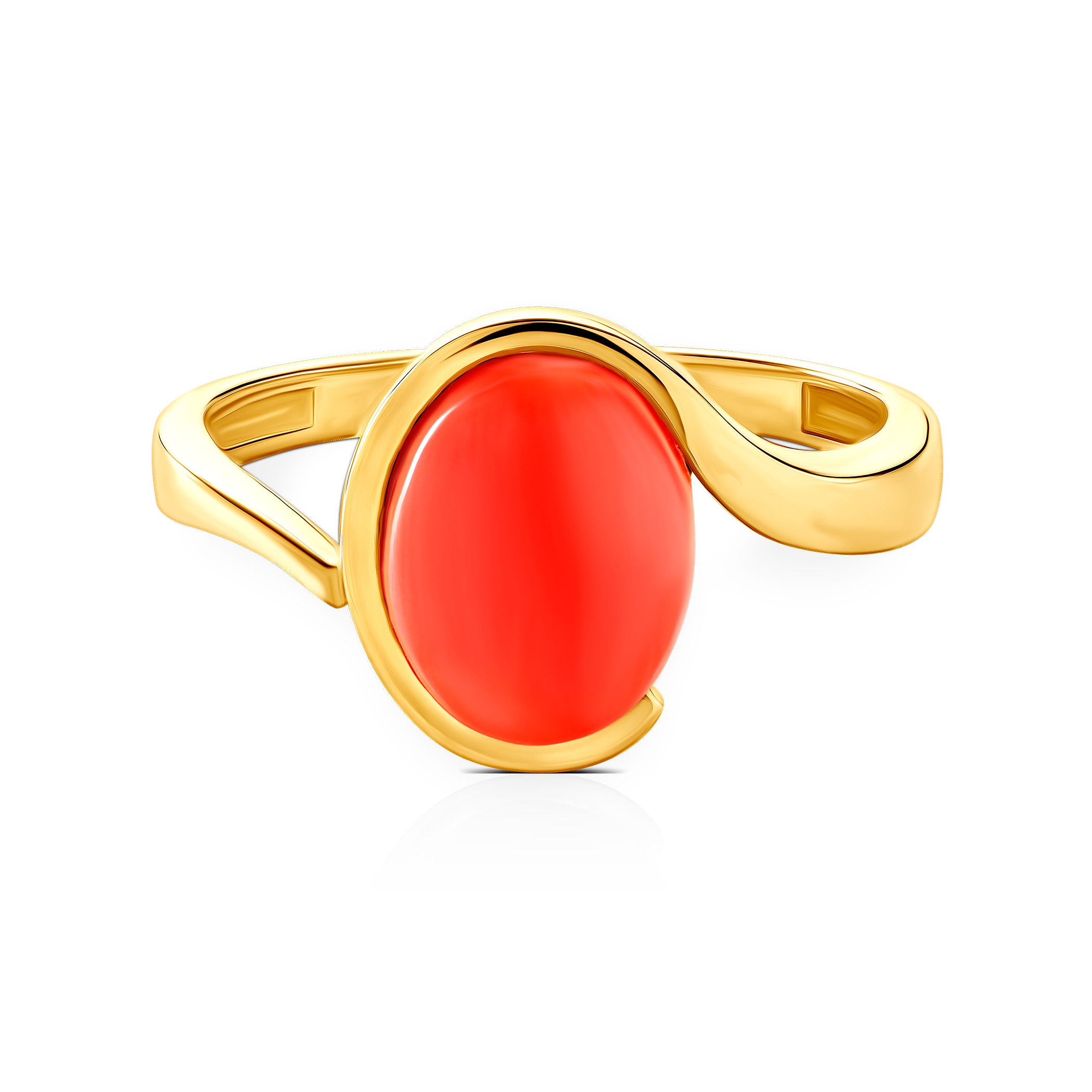 Ring Savicki: Gold, Koralle