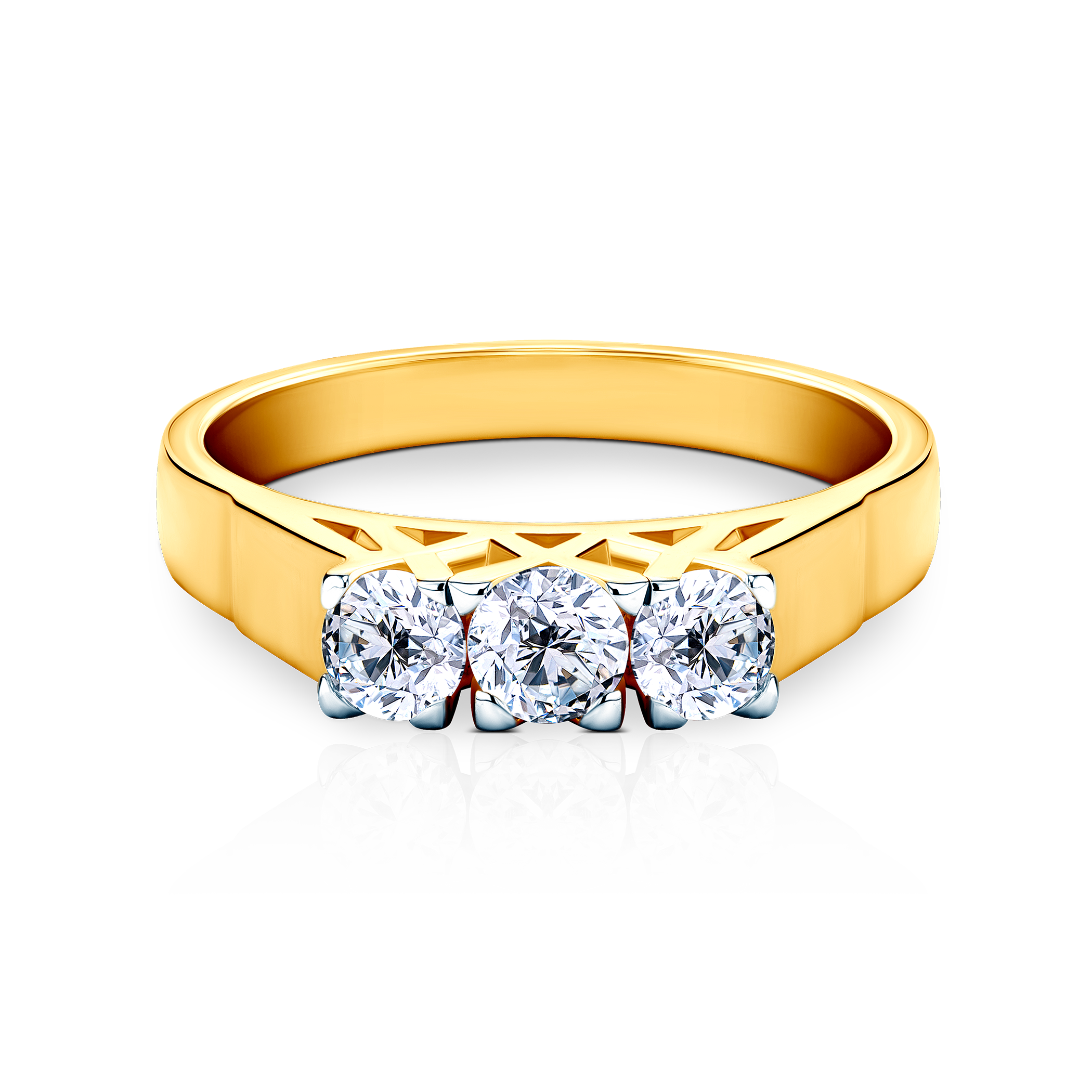 Jubilarni prsten za 30. godišnjicu Savicki: dvobojno zlato, dijamanti