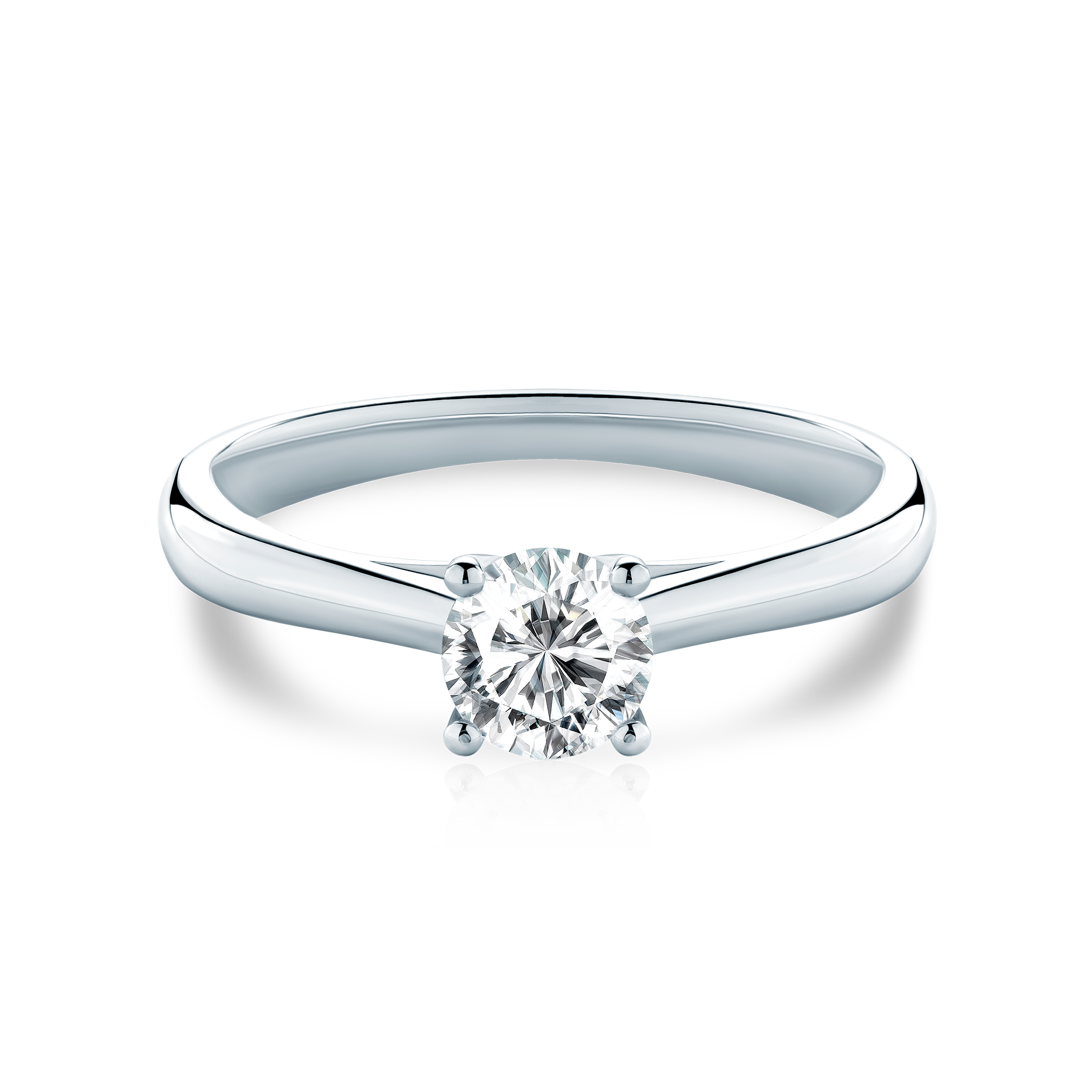 Каблучка для заручин Savicki: платина, діамант