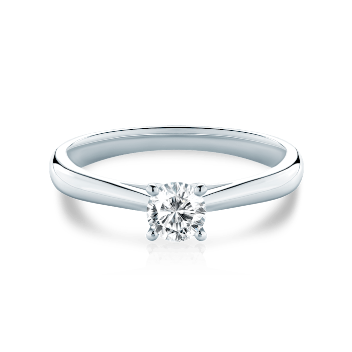 SAVICKI eljegyzési gyűrű: platina és gyémánt