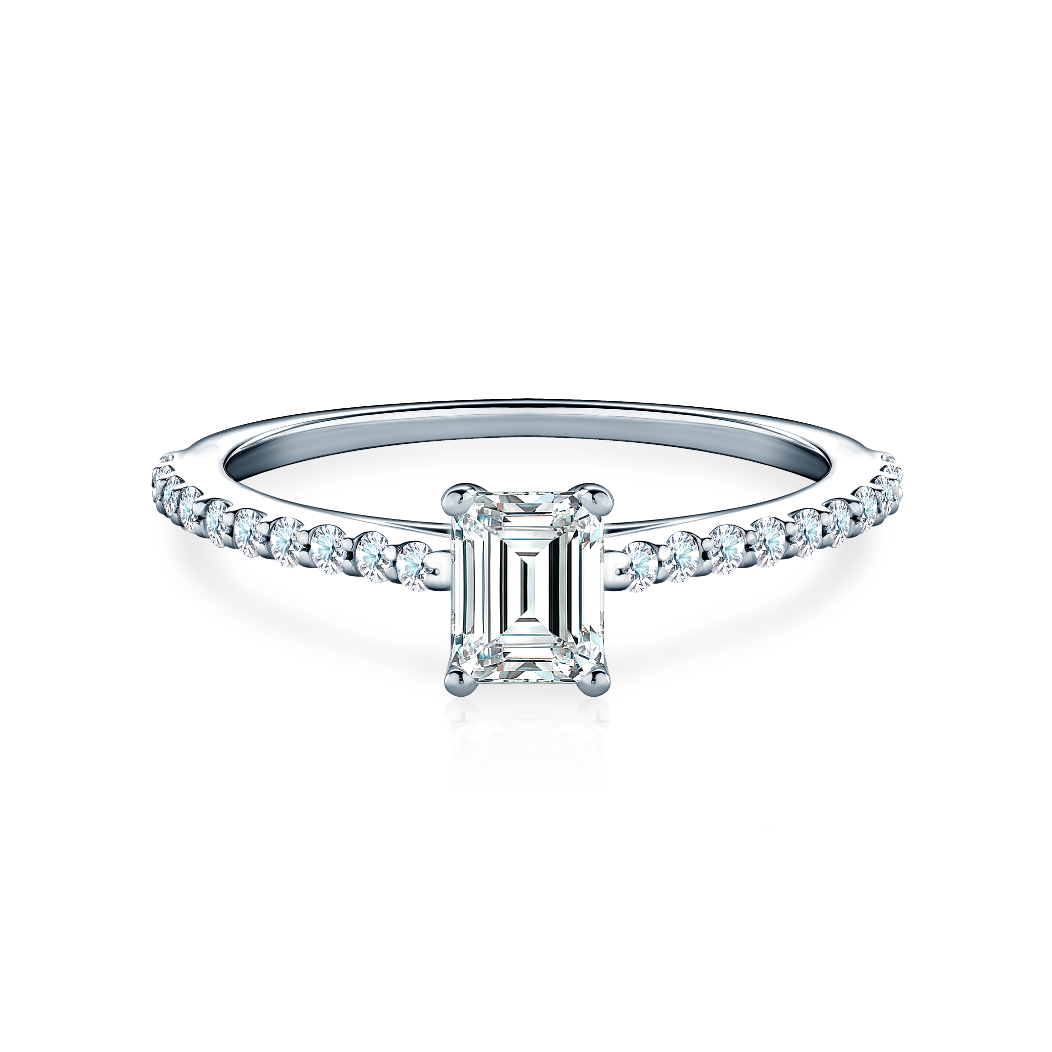 Δαχτυλίδι Αρραβώνων Πλαϊνής Πέτρας: πλατίνα, διαμάντι