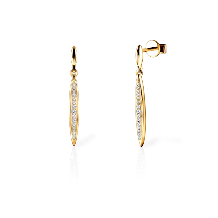 SAVICKI fülbevaló: arany és gyémántok