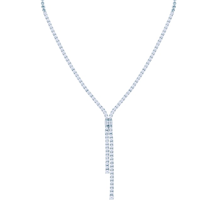 SAVICKI nyaklánc: fehérarany gyémántokkal