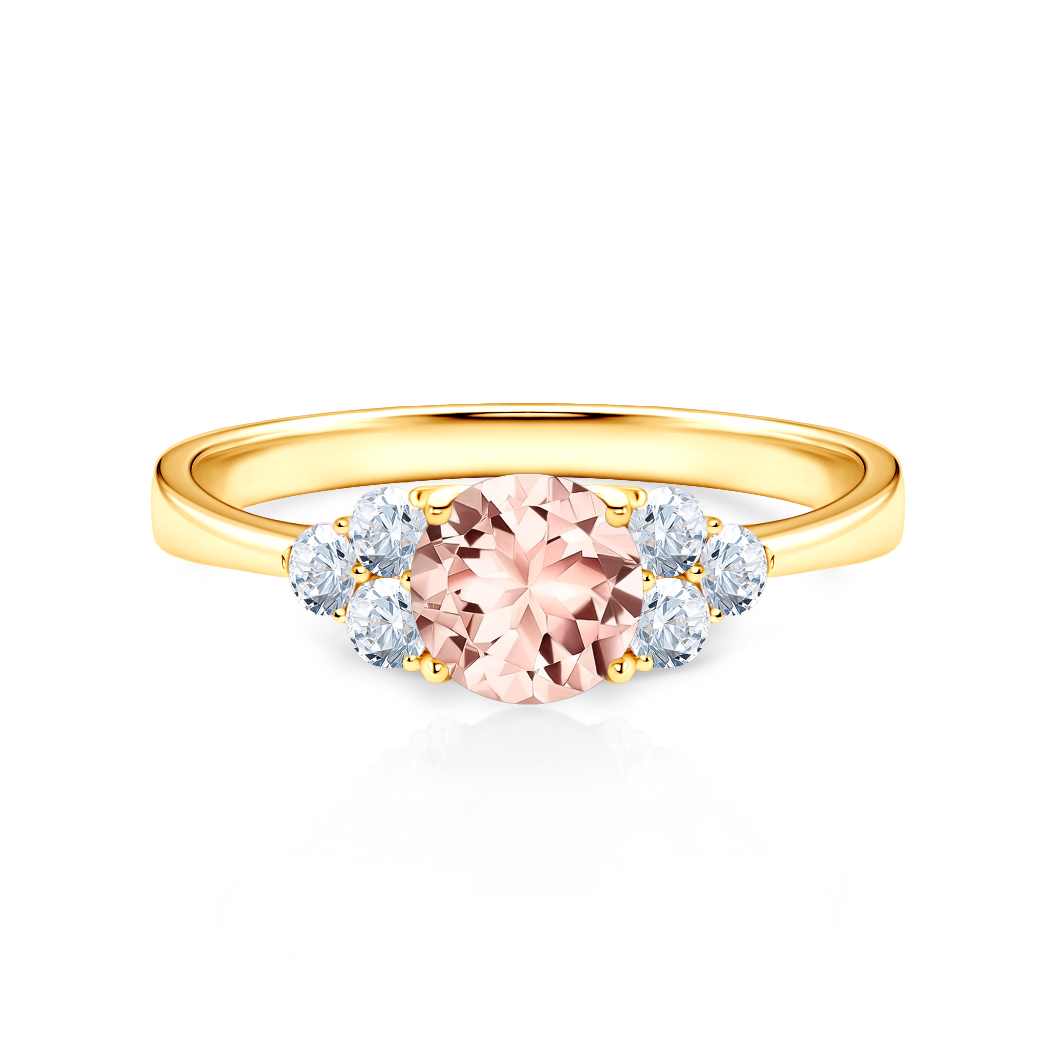 Δαχτυλίδι αρραβώνων Fairytale: χρυσός, μοργκανίτης