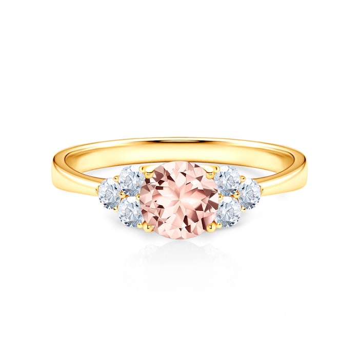 Fairytale eljegyzési gyűrű: arany és morganit