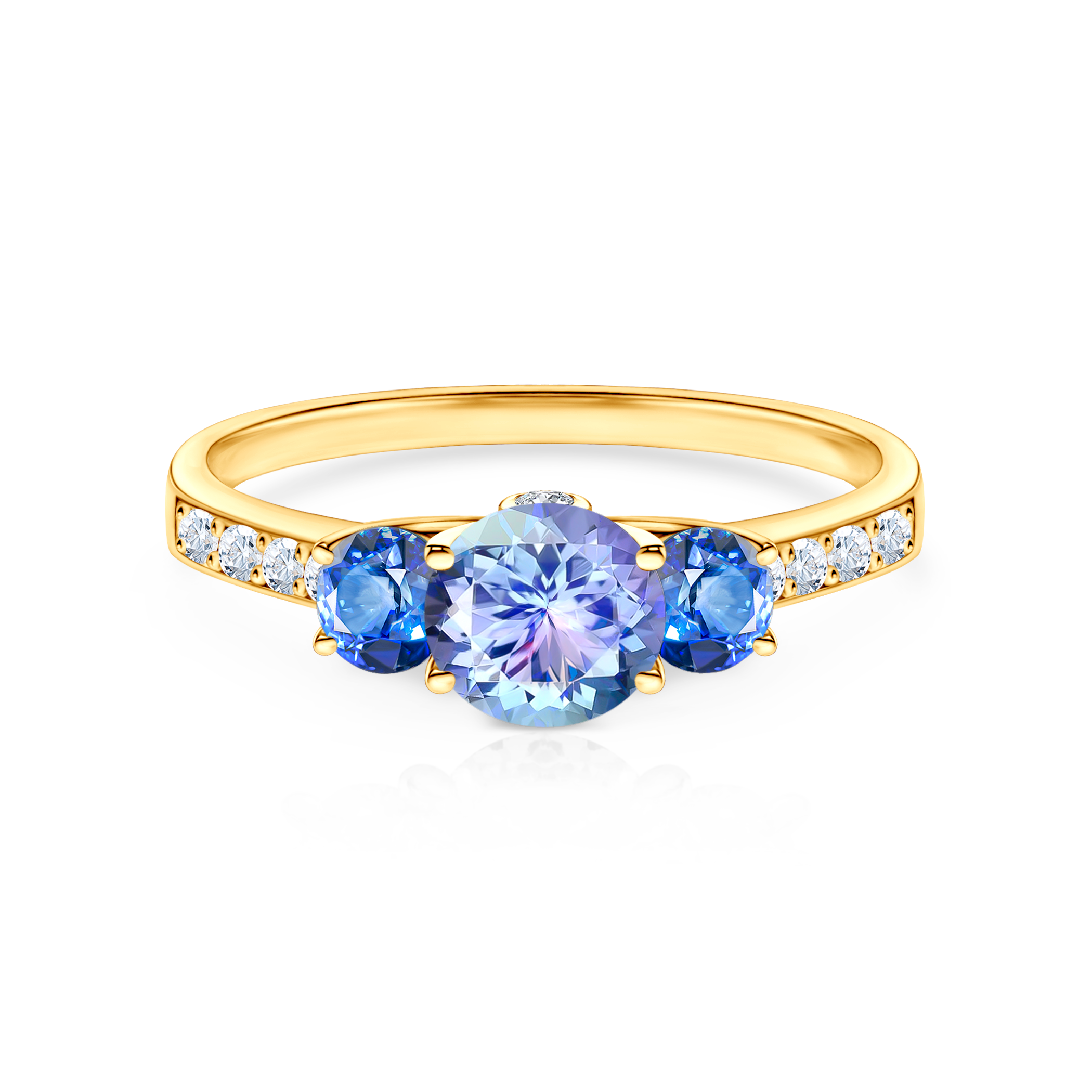 Годежен пръстен Dream: злато, танзанит