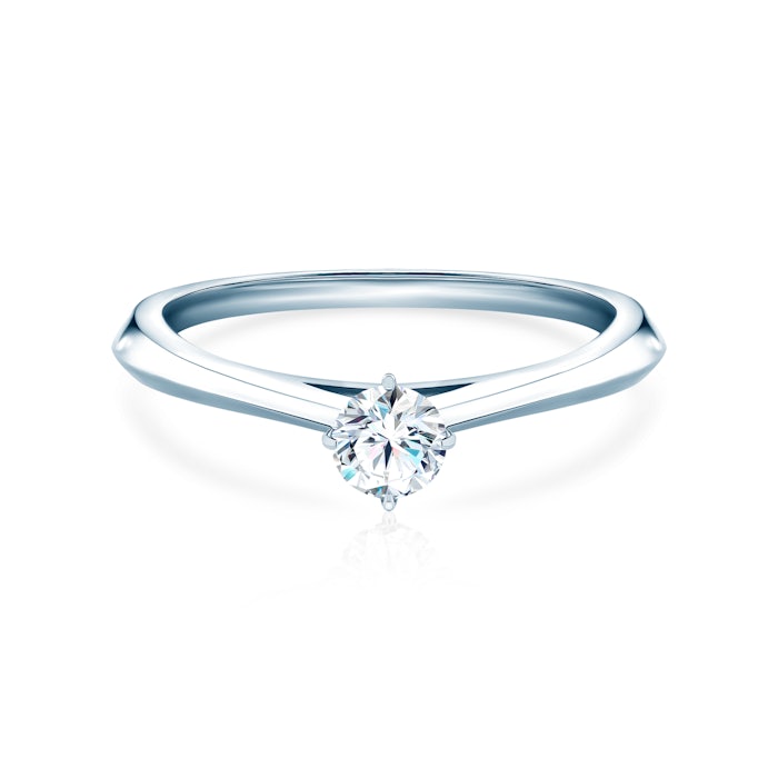 The Light eljegyzési gyűrű: fehérarany és gyémánt