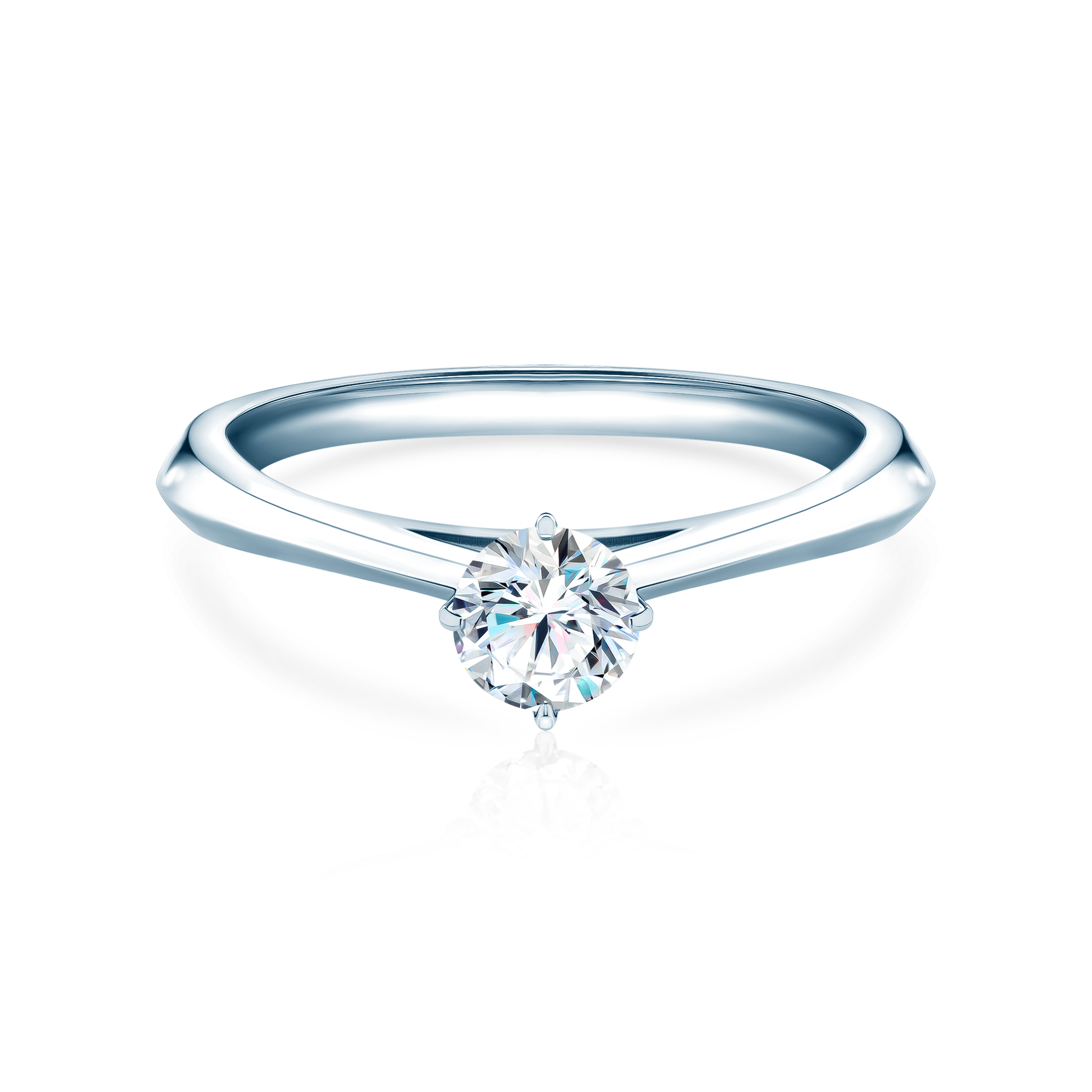 Zaručnički prsten The Light: bijelo zlato, dijamant