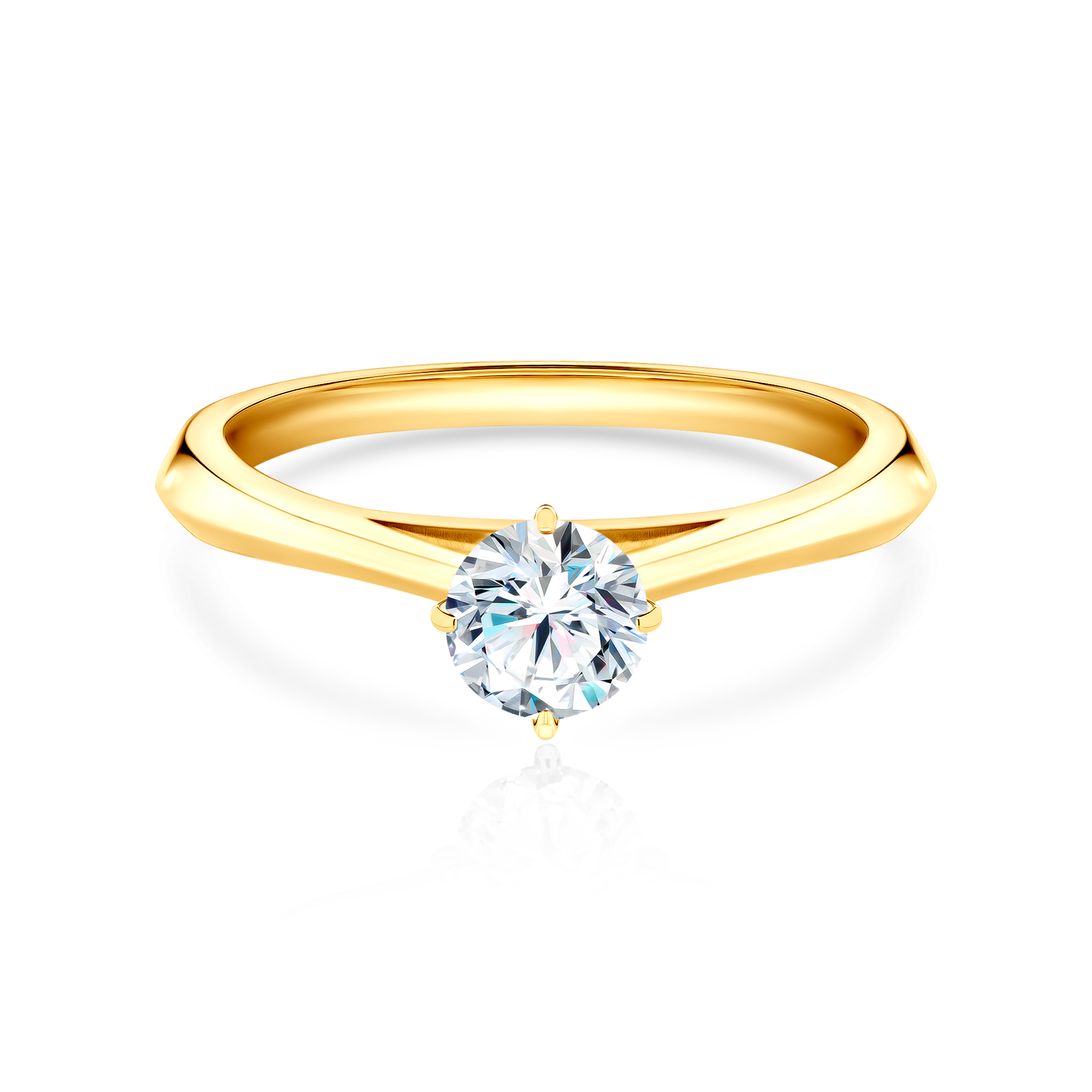 Verlobungsring The Light: Gold, Diamant