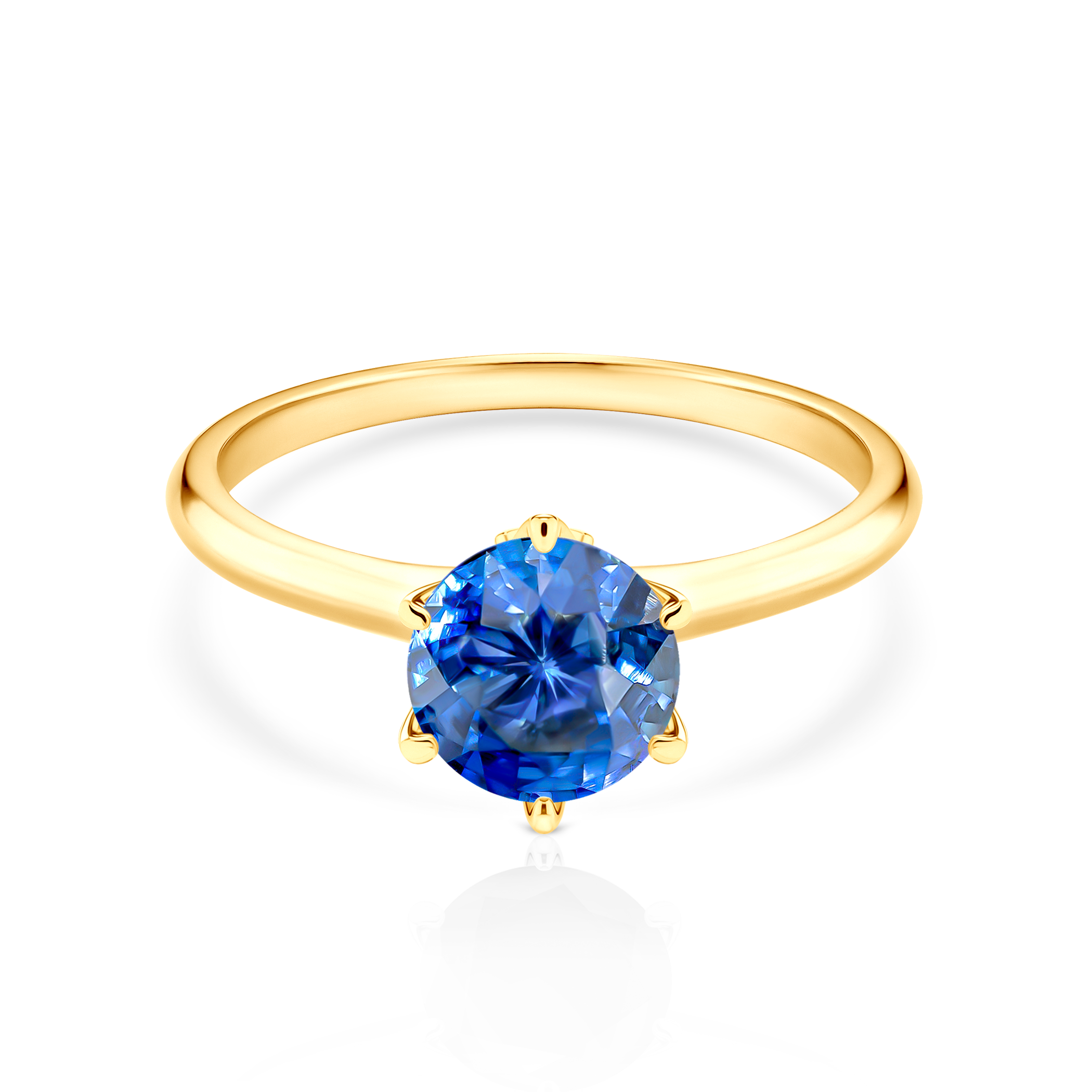 Δαχτυλίδι αρραβώνων The Journey: χρυσός, μπλε ζαφείρι