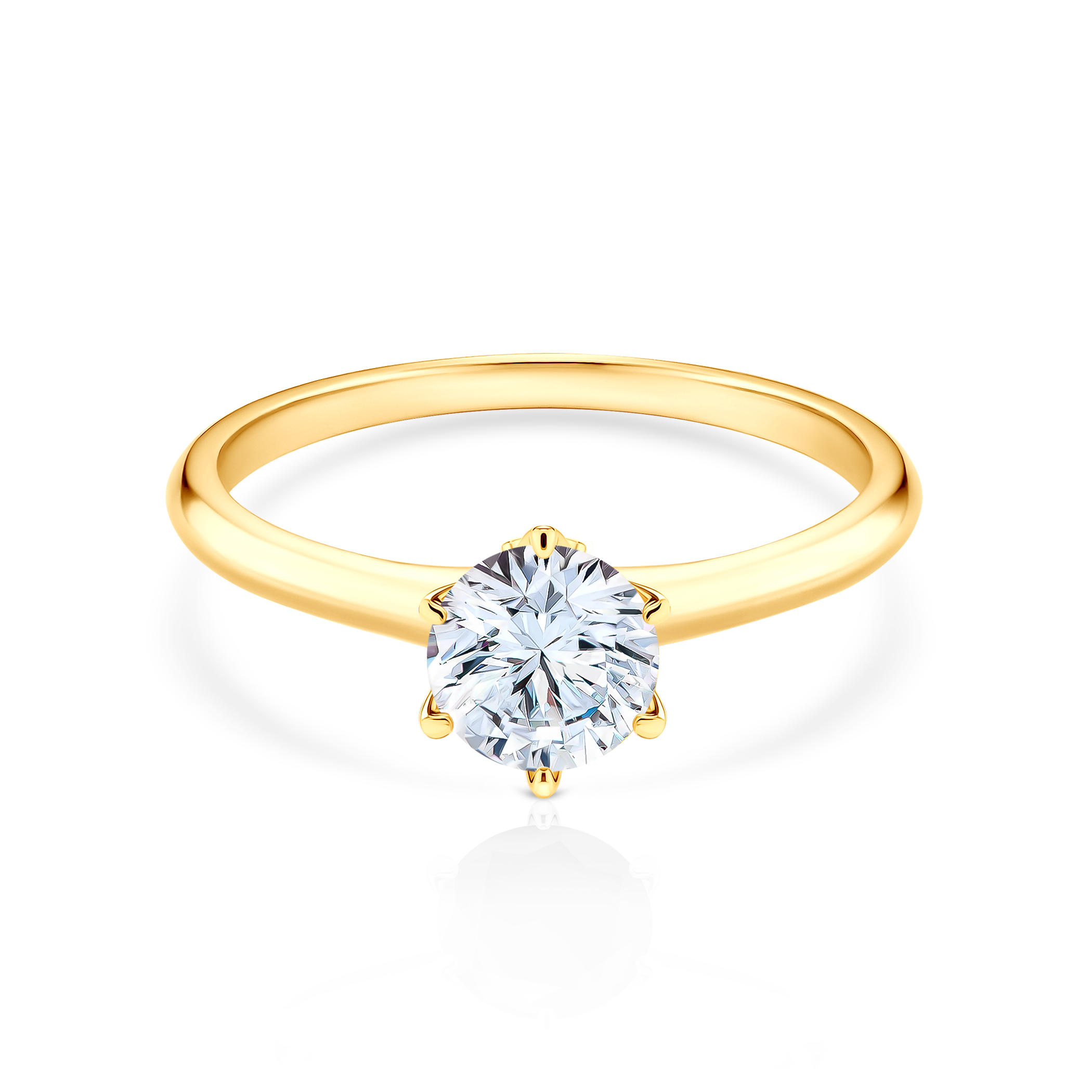 Δαχτυλίδι αρραβώνων The Journey: χρυσός, λευκό ζαφείρι