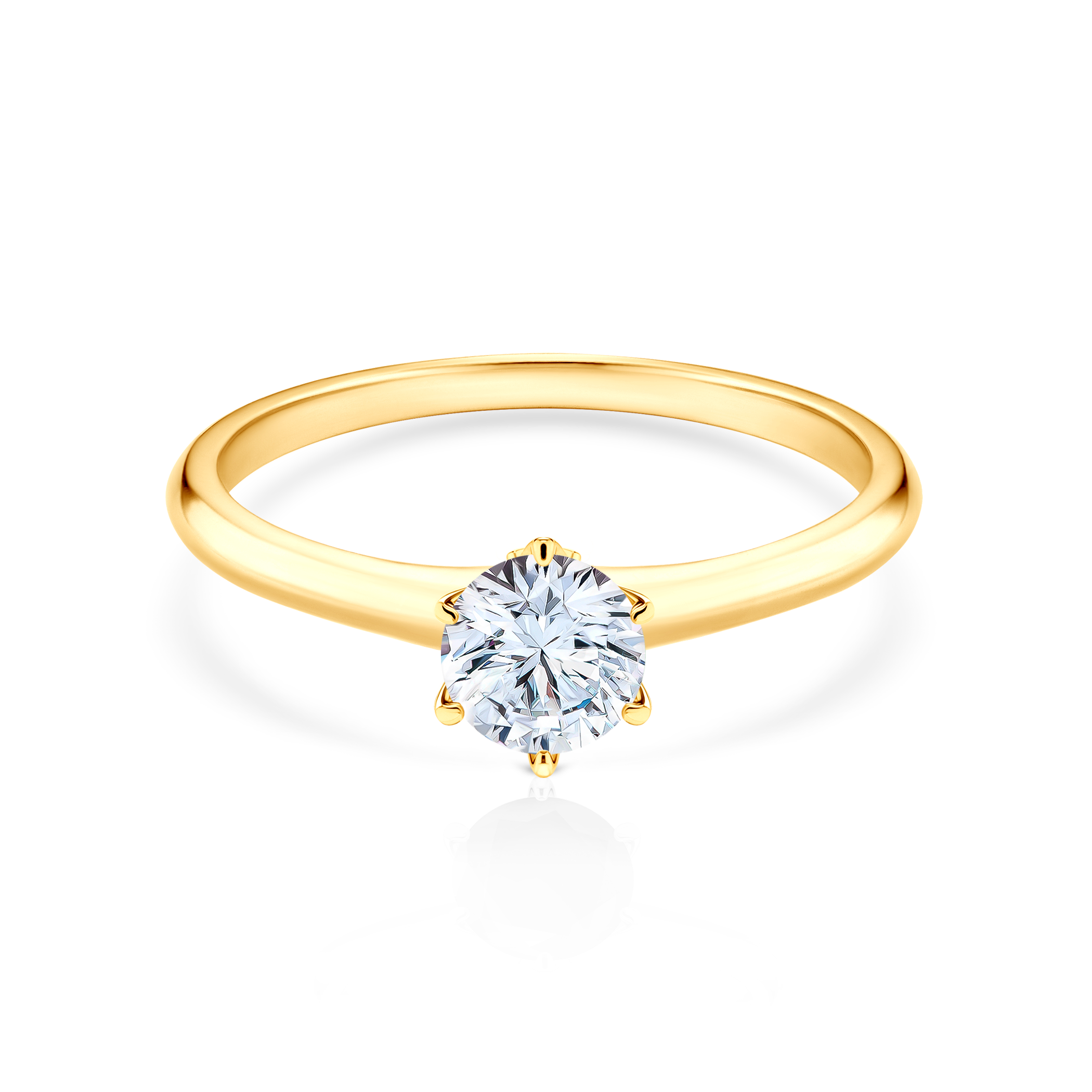 Δαχτυλίδι αρραβώνων The Journey: χρυσός, λευκό ζαφείρι