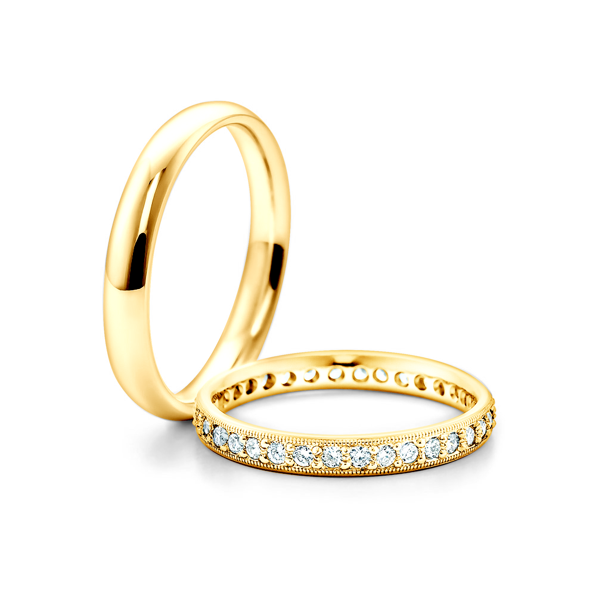 Βέρες Γάμου: Πλατίνα, Σε Σχήμα D, 3 mm