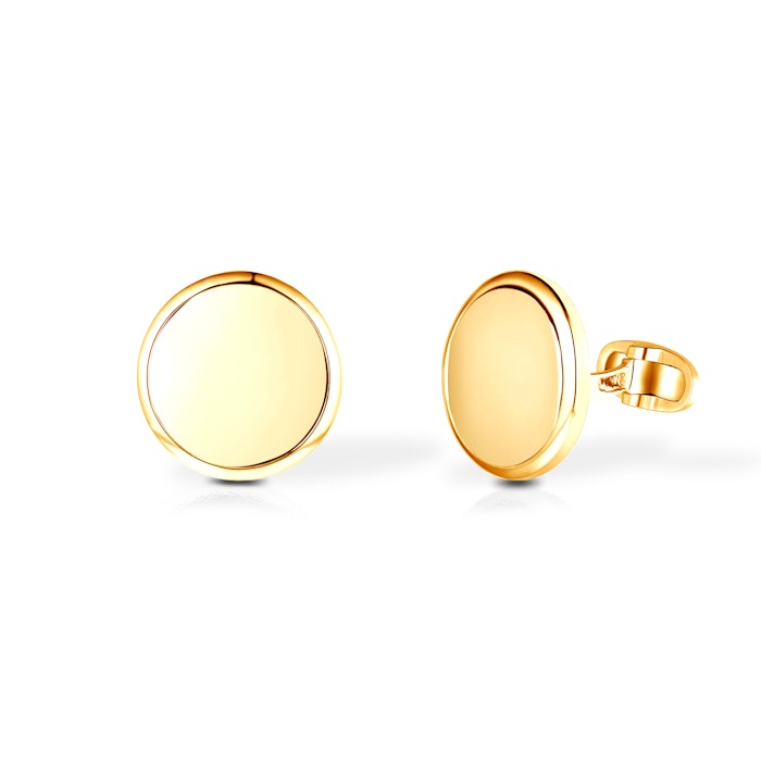 SAVICKI cufflinks: gold-plated silver