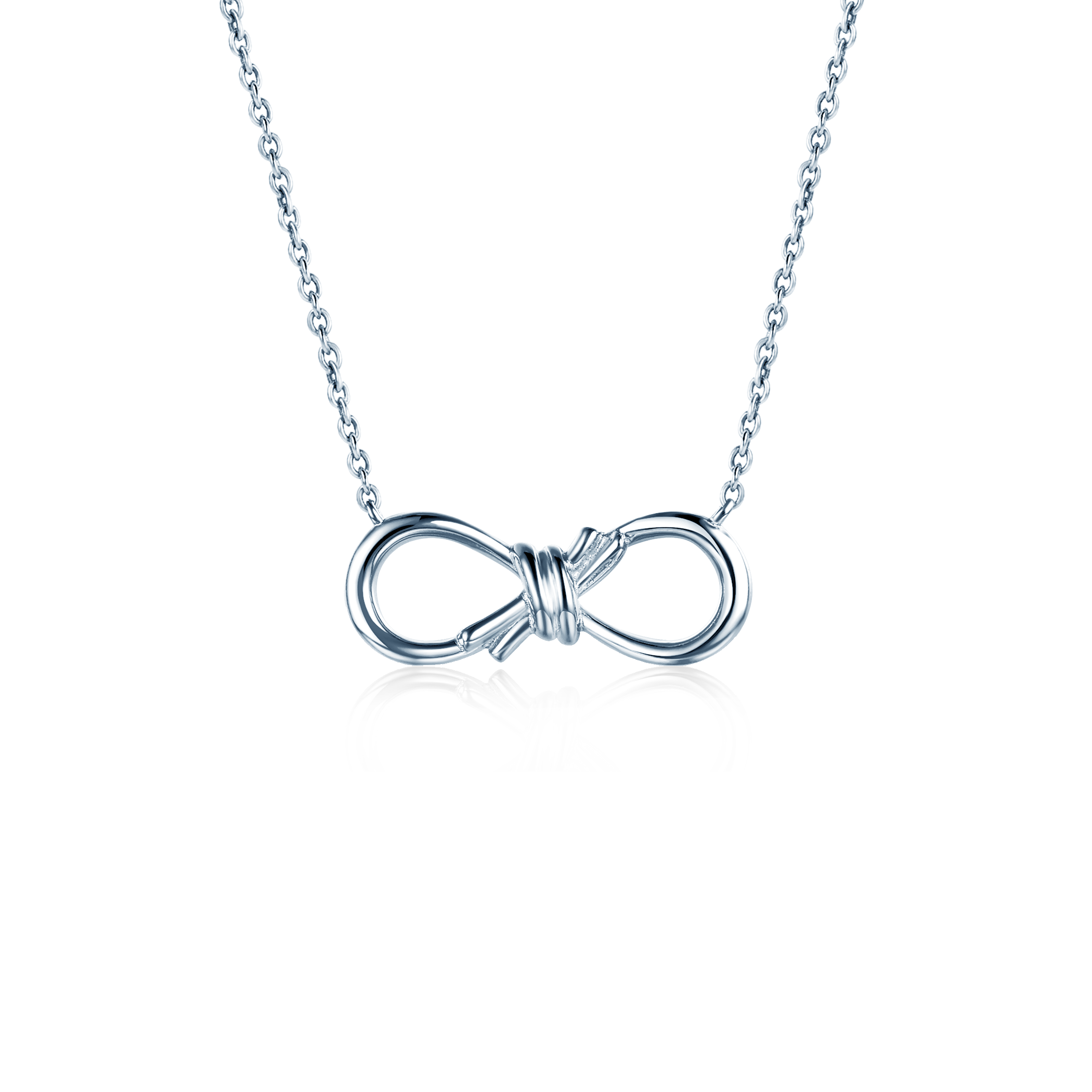 Колие със знак безкрайност Savicki: сребро