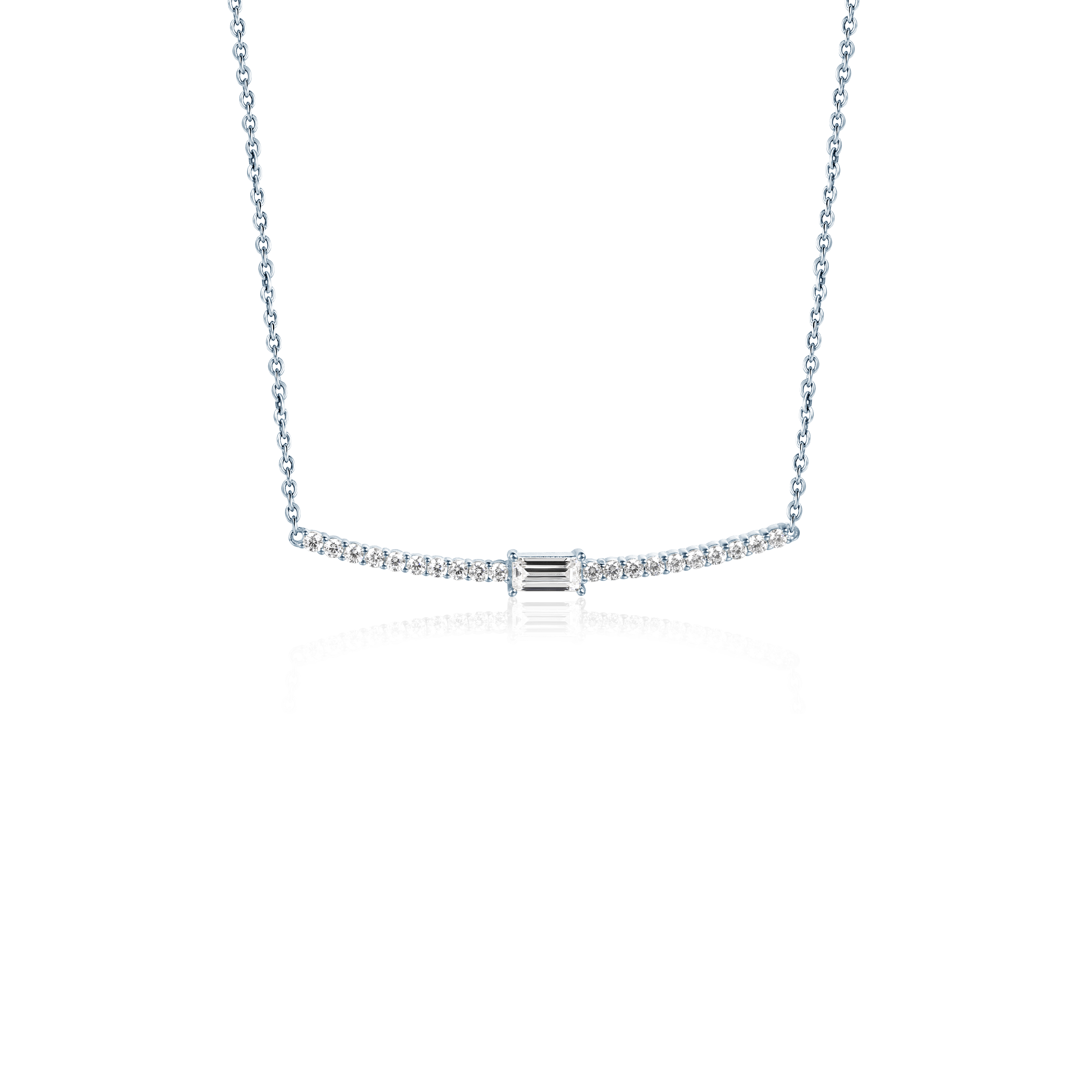 Halskette Kette mit Anhänger  Savicki: Silber, Zirkonia