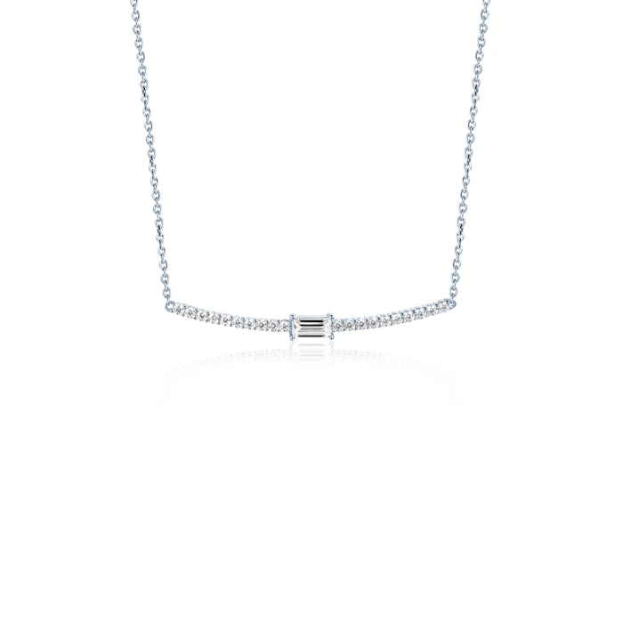 Colier cu pandantiv SAVICKI: argint, zirconiu