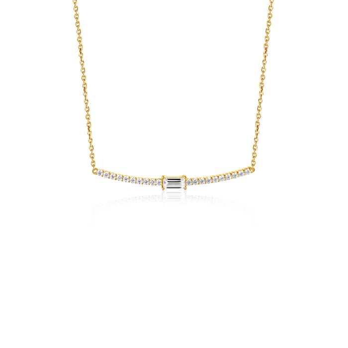 SAVICKI nyaklánc medállal: aranyozott ezüst cirkóniával