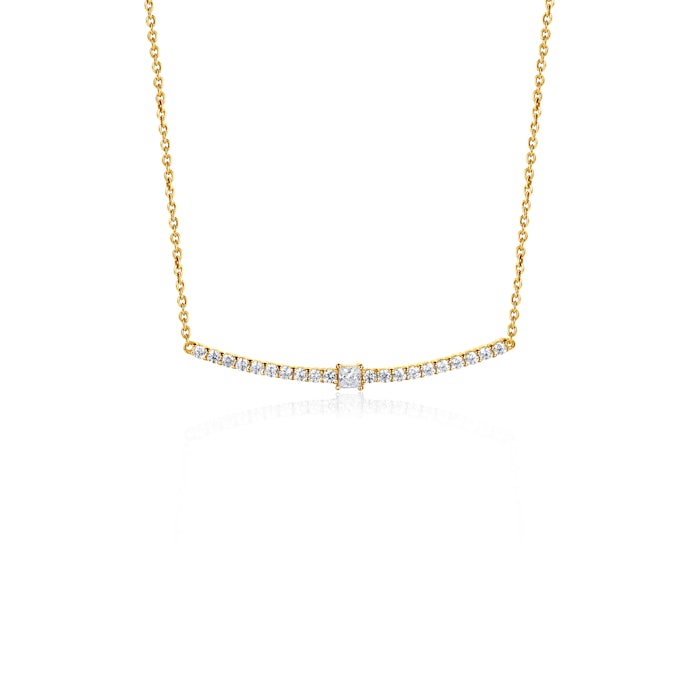 SAVICKI nyaklánc medállal: aranyozott ezüst cirkóniával