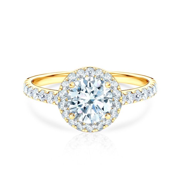 This is Love eljegyzési gyűrű: arany és gyémánt