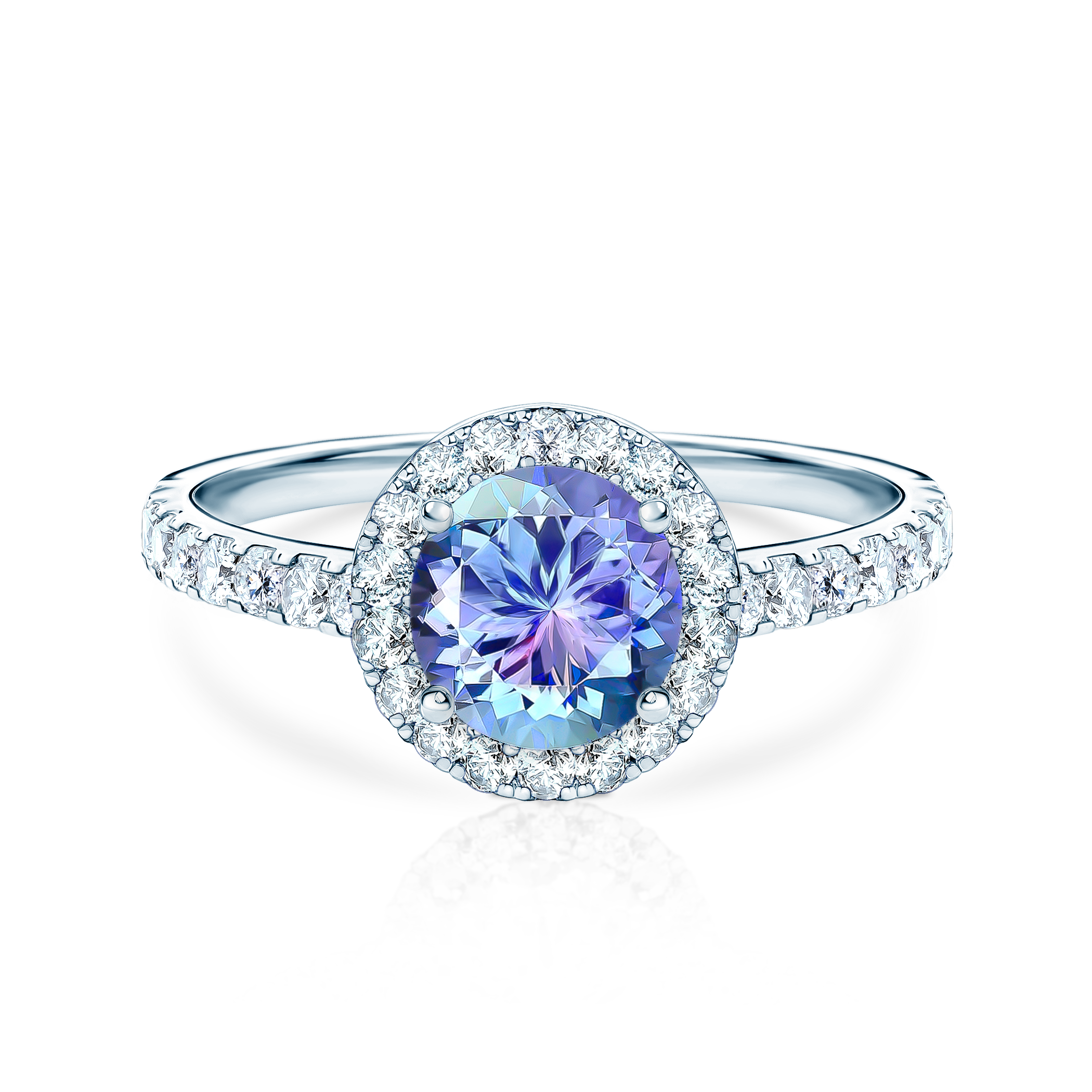 Δαχτυλίδι αρραβώνων This Is Love: λευκός χρυσός, τανζανίτης