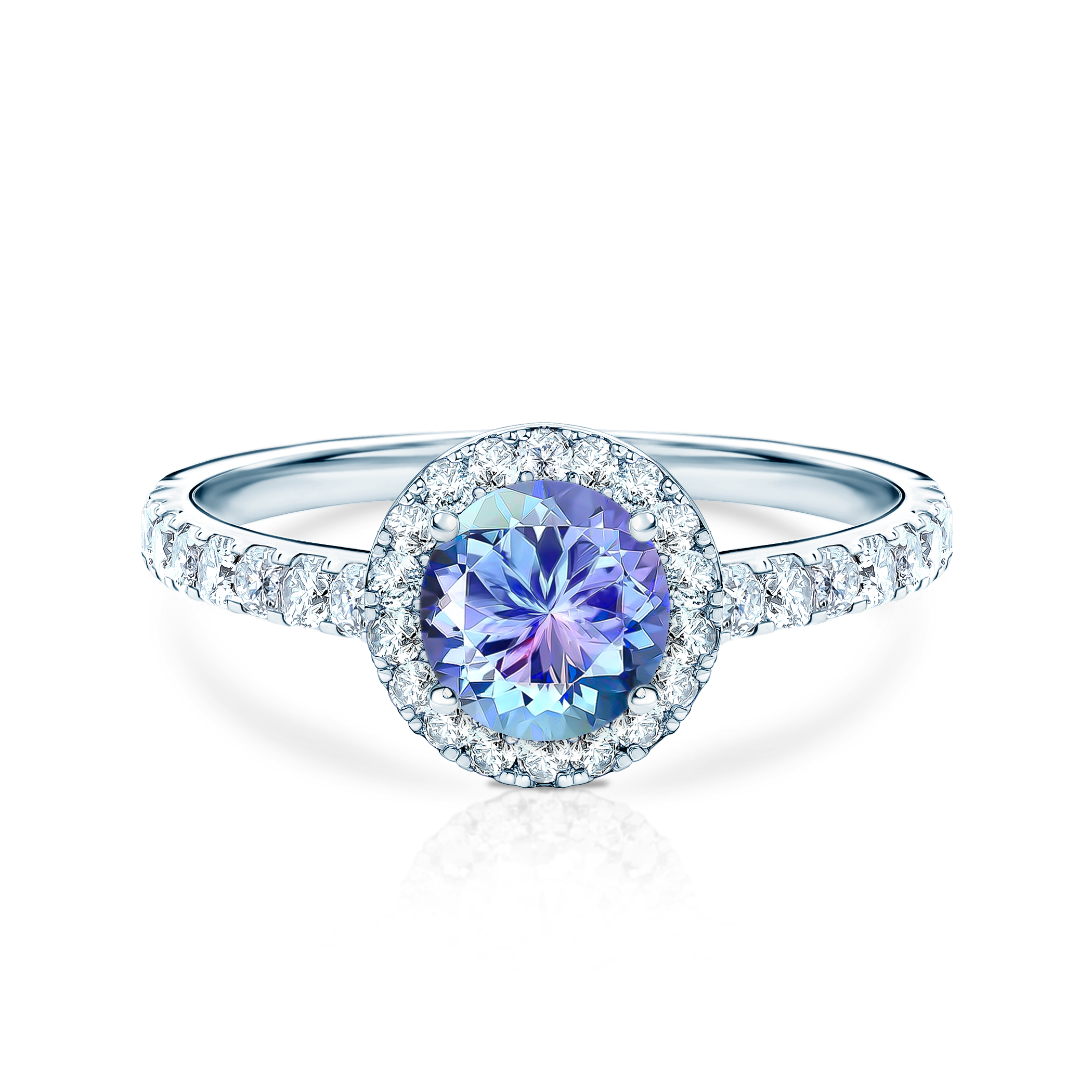 Δαχτυλίδι αρραβώνων This Is Love: λευκός χρυσός, τανζανίτης