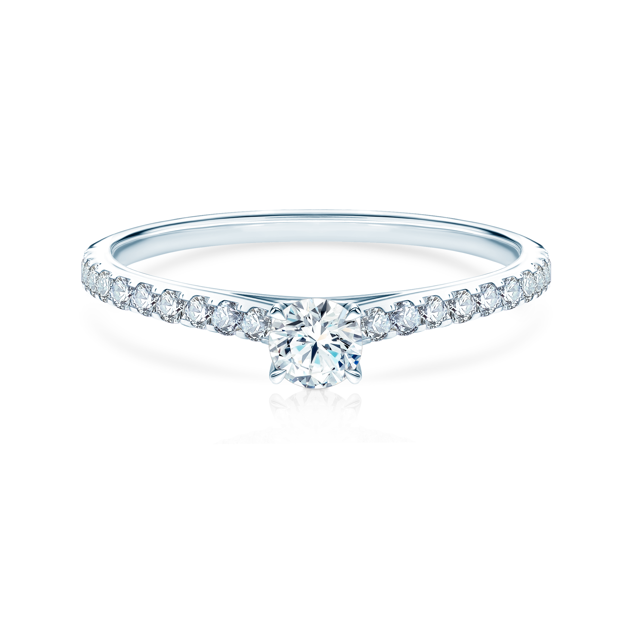 Verlobungsring Share Your Love: Weißgold, Diamant