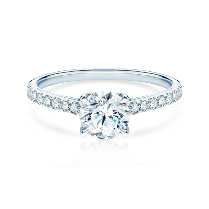 Share Your Love eljegyzési gyűrű: fehérarany és gyémánt