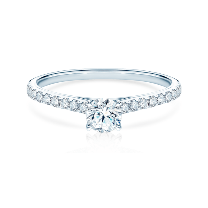 Share Your Love eljegyzési gyűrű: fehérarany és gyémánt