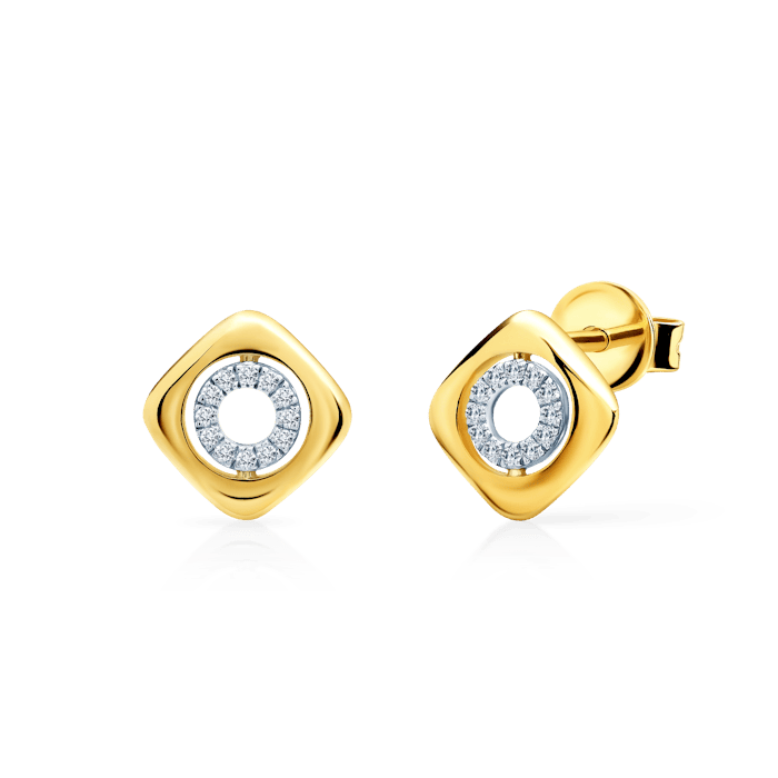 Cercei SAVICKI: aur, diamante