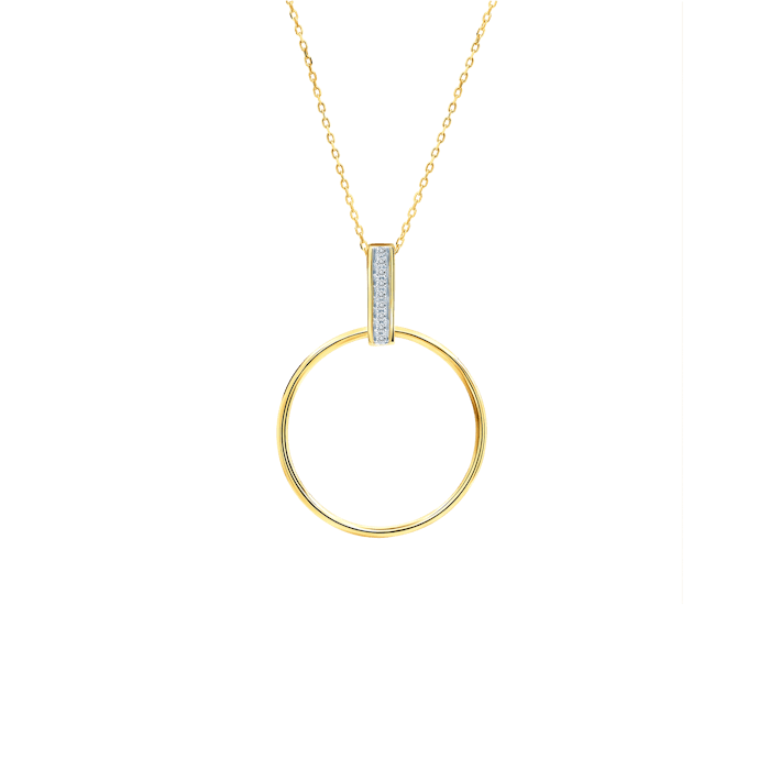 SAVICKI körös nyaklánc: arany és gyémántok