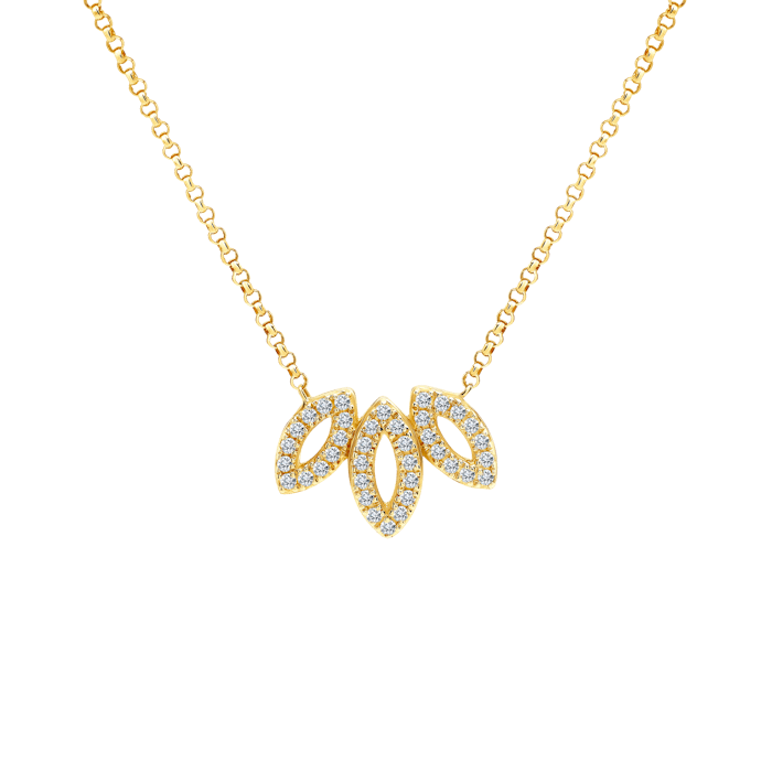 SAVICKI leveles nyaklánc: arany és gyémántok