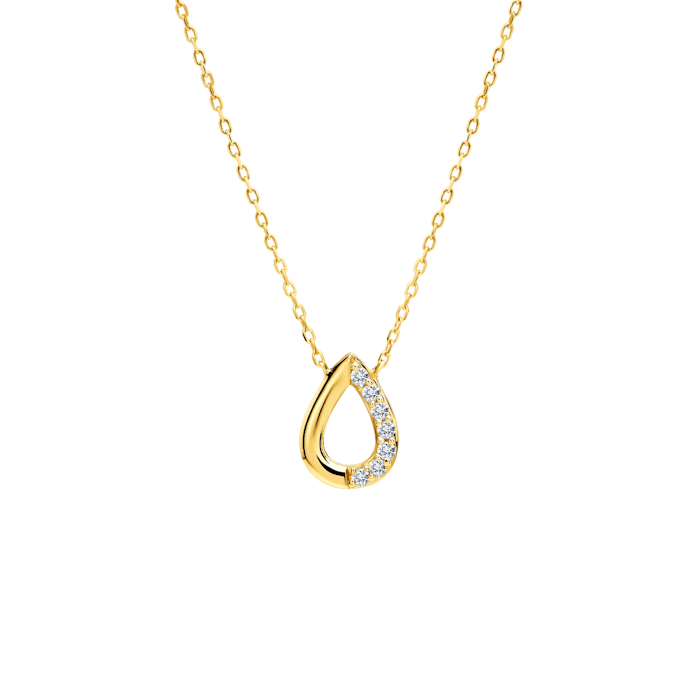 SAVICKI nyaklánc - könnyek: arany és gyémántok