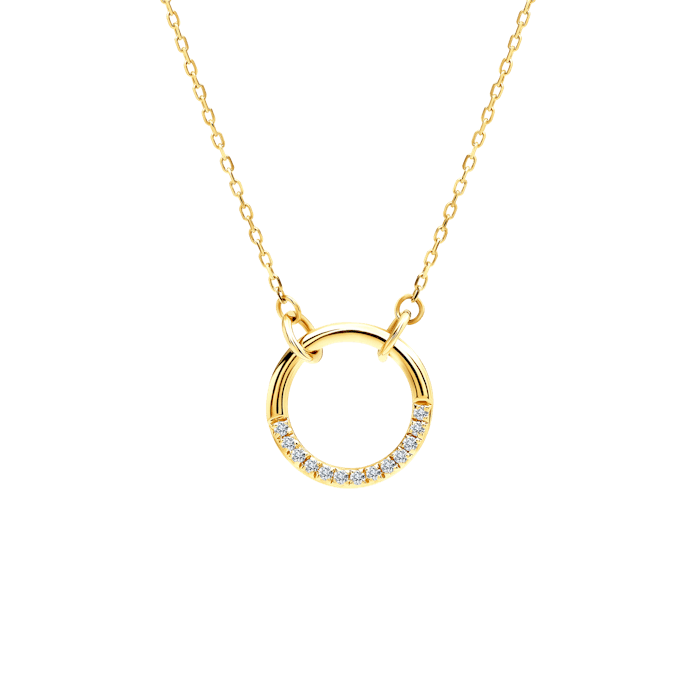 SAVICKI körös nyaklánc: arany és gyémántok