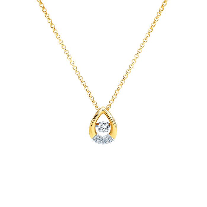 SAVICKI nyaklánc - könnyek: arany és gyémántok