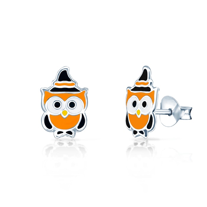 Animals baglyos fülbevaló: ezüst