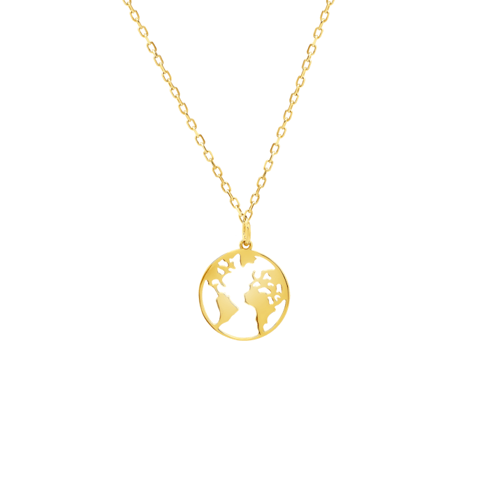 SAVICKI nyaklánc - Föld: aranyozott ezüst