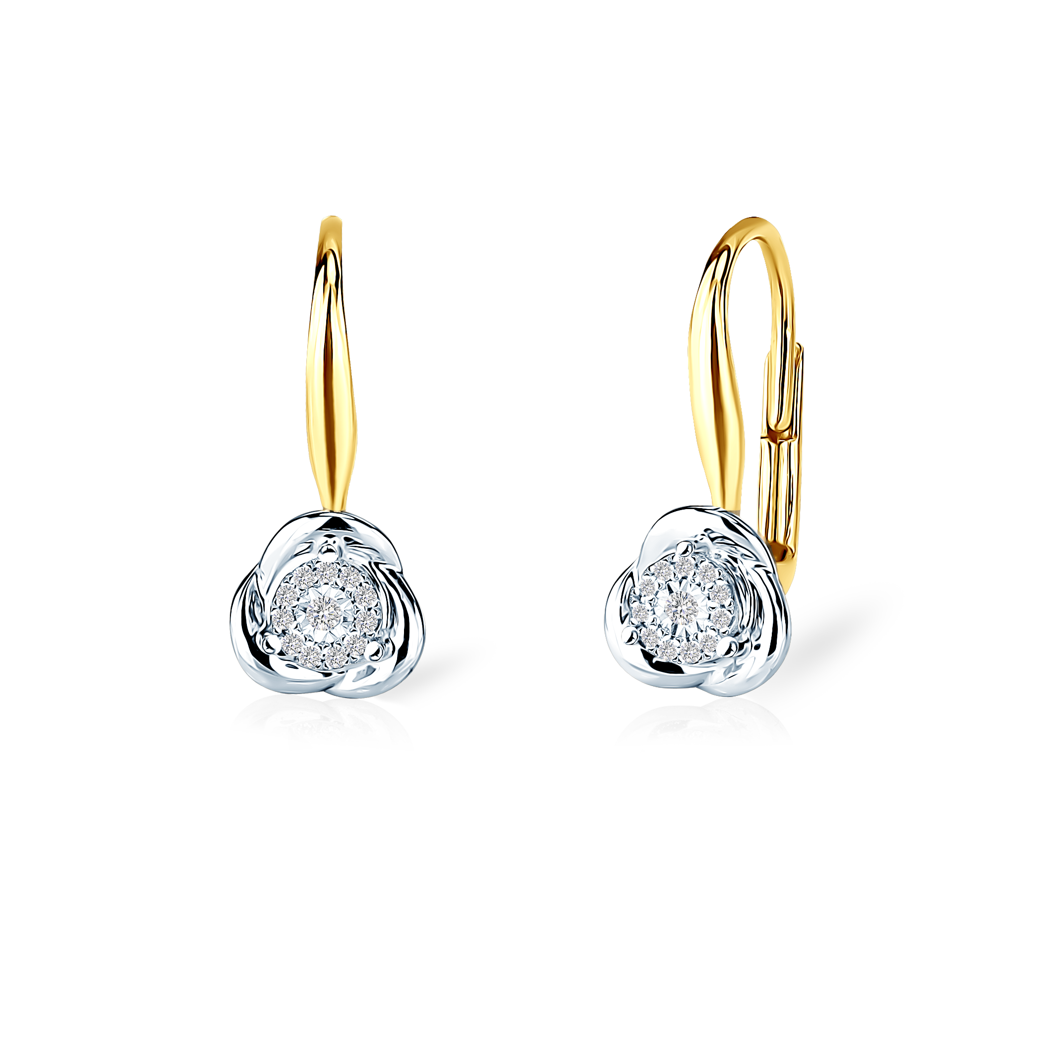 Cercei SAVICKI: aur, diamante