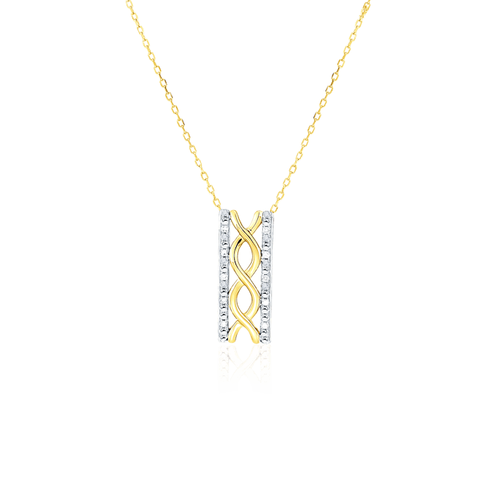 SAVICKI nyaklánc: arany és gyémántok