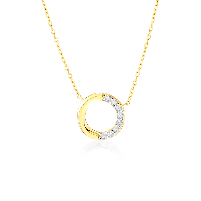 SAVICKI körös nyaklánc: arany és gyémántok