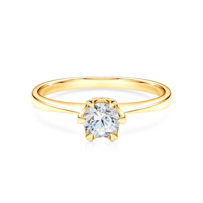 Inel de logodnă Triumph of Love: aur, diamant