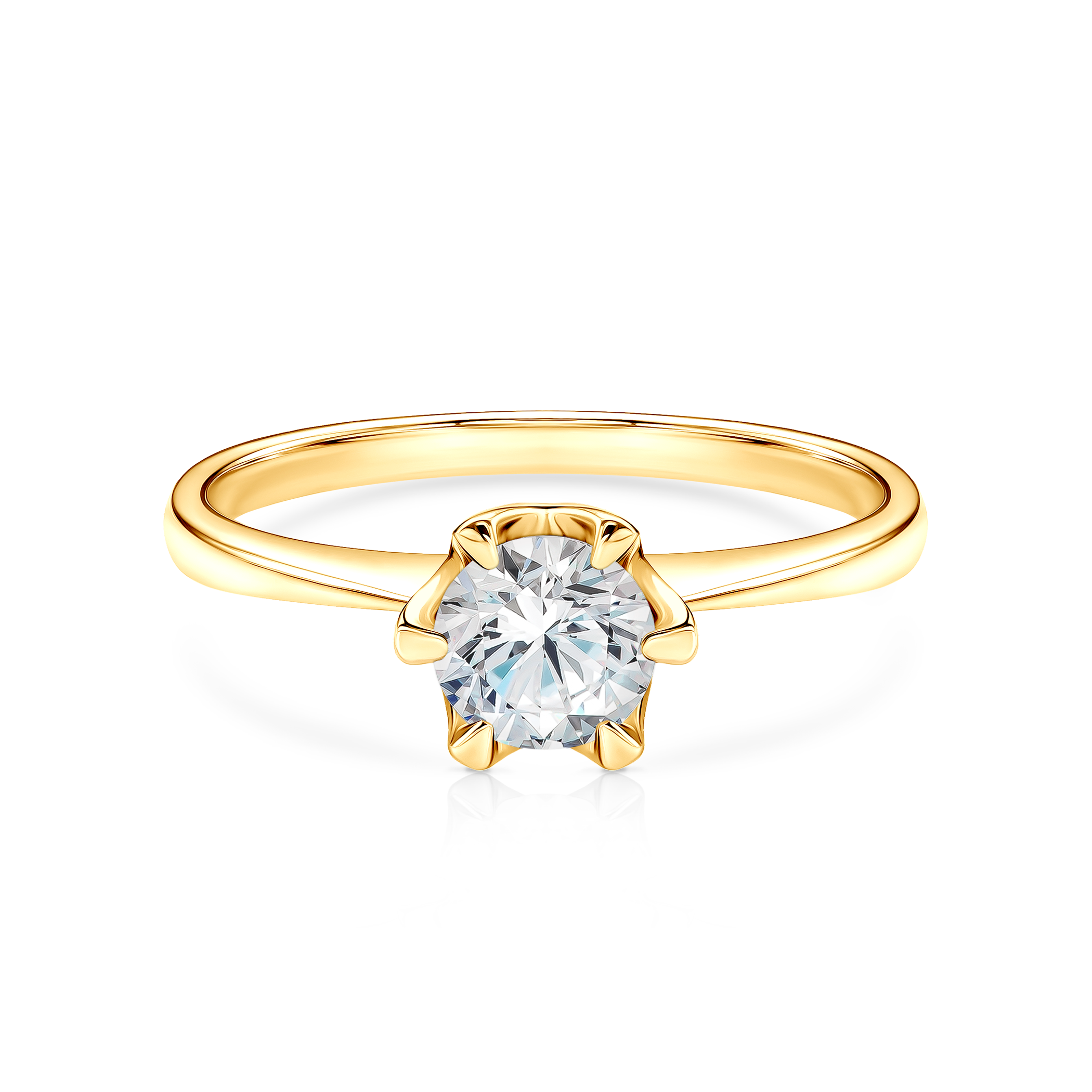 Zaručnički prsten Triumph of Love: zlato, dijamant