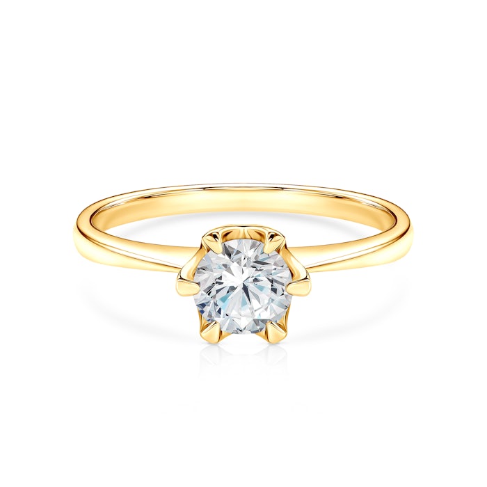 Zaručnički prsten Triumph of Love: zlato, dijamant