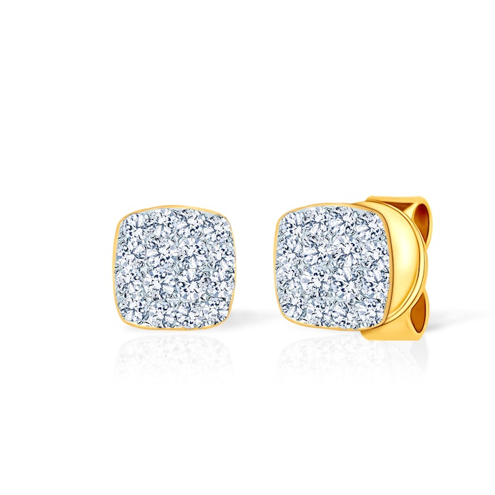 SAVICKI fülbevaló: arany és gyémántok