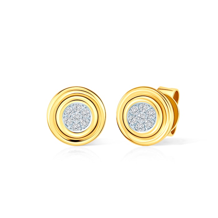 SAVICKI fülbevaló: arany és gyémántok