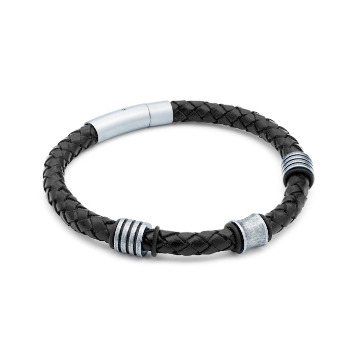 Savicki férfi karkötő: bőr, pánt