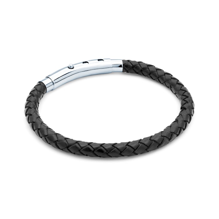 Savicki férfi karkötő: bőr, pánt